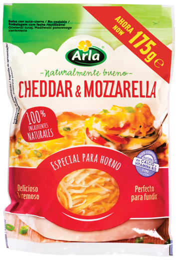 Arla® Cheddar & Mozzarella Shredded